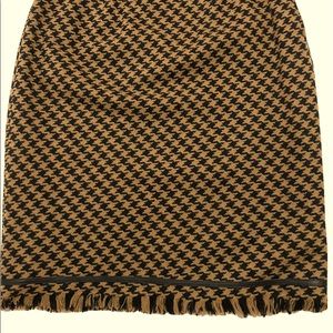 INC Wool blend Houndstooth Pencil Skit Sz 18W
